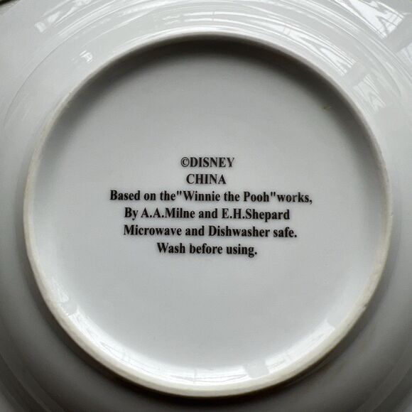 Disney Winnie The Pooh Herb Soup Or Cereal Bowl Lot Of 3 - Picture 11 of 11